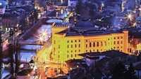 Dzeko memotret lanskap Kota Saravejo dari ketinggian, ibukota negara Bosnia, yang juga tempatnya dilahirkan (ed_dzeko/Instagram)