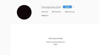 Tiara pun tampak menutup instagramnya itu. (Dok. Instagram)