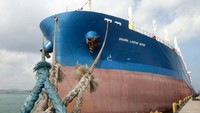 MV Dharma Lautan Intan memiliki bobot sebesar 50.000 DWT - 60.000 DWT atau masuk dalam kelas supramax. Pool/Kementerian BUMN.