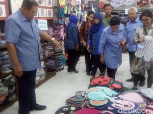 Tips dan Canda dari SBY Saat Bertemu Pengrajin Keset di Semarang