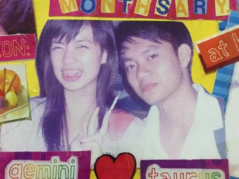 Justine Ann dan Ivan semasa kuliah