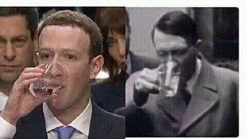 Bahkan ada yang menyamakannya dengan Hitler. (Foto: Twitter)