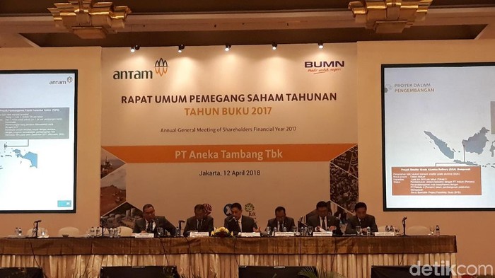 Antam Tebar Dividen Rp 48 M