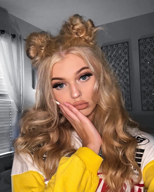 Di Instagram, Loren Gray dipuja atas kecantikannya yang bak boneka Barbie. Foto: Dok. Instagram