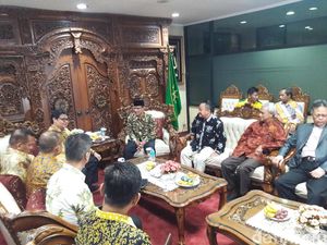 Ketum Golkar Sambangi PP Muhammadiyah, Bahas Apa?