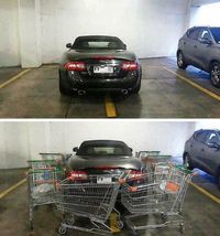 Begini deh hasilnya kalau parkir nggak teratur. 