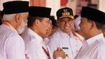 Aksi Prabowo di Rakornas Gerindra: Berkuda hingga Telanjang Dada