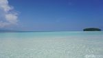 Foto: Keajaiban Pasir Timbul di Tengah Laut Raja Ampat