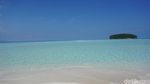 Foto: Keajaiban Pasir Timbul di Tengah Laut Raja Ampat