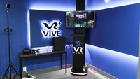 Tidak tanggung-tanggung, kafe ini menyediakan HTC Vive. Jenis virtual reality yang dilengkapi dengan headset VR terbaik saat ini. Foto: seoulspace.com