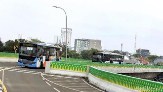 Ada 'Sky Fun Run', TransJakarta Modifikasi Rute di Koridor 13 Pagi Ini