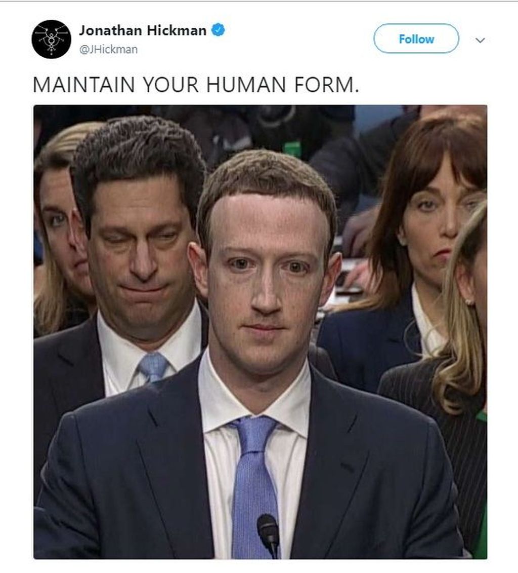 Meme Kocak Zuckerberg Disamakan Dengan Robot