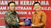Ini merupakan salah satu bukti nyata bentuk dukungan perbankan terhadap dunia industri retailer. Foto: dok. BRI