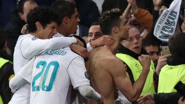 Real Madrid lolos ke semifinal berkat gol penalti Cristiano Ronaldo.