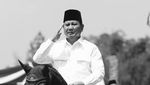 Aksi Prabowo di Rakornas Gerindra: Berkuda hingga Telanjang Dada