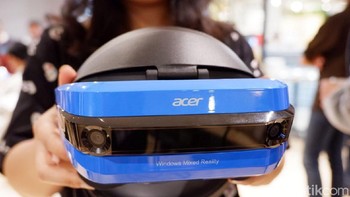 Acer Windows Mixed Reality dibekali Six Degrees of Freedom (6DoF) dan Spatial Audio. (Foto: detikINET/Adi Fida Rahman)