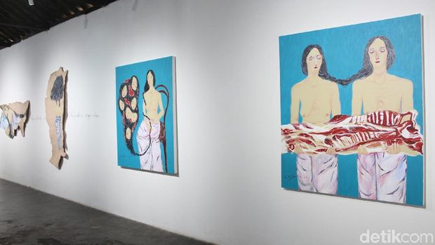 Citra Sasmita Hadirkan Figur Perempuan di Pameran Tunggalnya