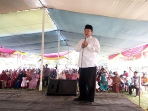 Kampanye di Natar, Cagub Arinal Dicurhati soal Infrastruktur Jalan