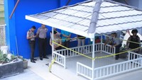 Di rumah ini terdapat bungker. Letak bungker tersebut berada di bagian belakang rumah atau tepatnya dibawah gazebo yang letaknya berdekatan dengan kolam renang. (Foto: Wisma Putra/detikcom).
