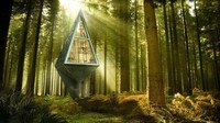 Rumah Ramah Lingkungan, Denmark, dirancang mahasiswa arsitektur Denmark bernama Konrad Wojcik. Rumah ini memberikan berbagai fasilitas perlindungan yang mungkin mengancam di alam. Istimewa/brightside.me.