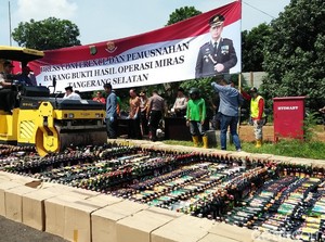 Miras Maut di Ciputat Dioplos Pakai Sirop Pemanis