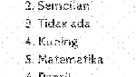 Tes Daya Ingatmu dengan Jawab Pertanyaan Berikut