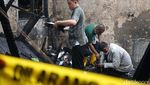 Polisi Selidiki Kebakaran Gudang Besi di Kemayoran