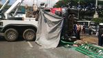 Penampakan Macet Parah di Tn Abang Gara-gara Truk Molen Terguling