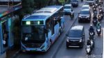 Lucu, Badan Busway Ini Bergambar Ekosistem Laut