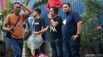 Foto-foto Kebakaran di Pemukiman Belakang Polsek Kemayoran