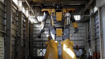 Mononofu adalah robot setinggi 8,5 meter dengan bobot sekitar 7 ton. Foto: Reuters