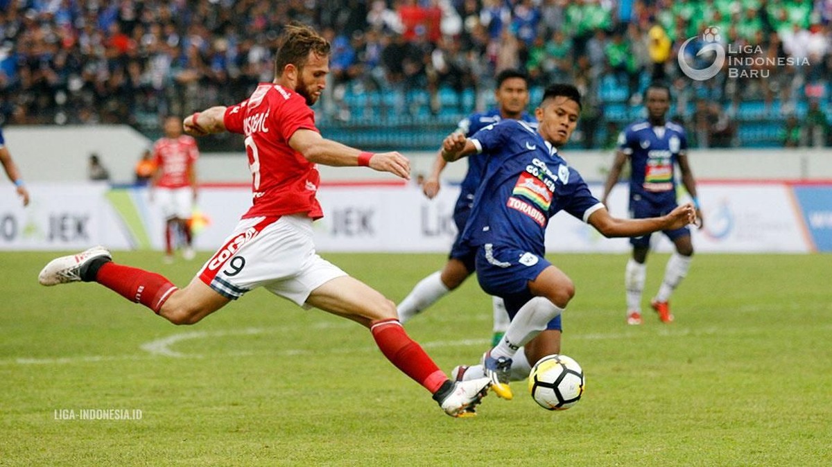 Ilija Spasojevic dikaitkan dengan Persib Bandung. (Foto: Dokumentasi PT. Liga Indonesia Baru)