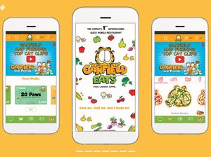 Unik! Aplikasi Makanan Ini Hanya Jual Makanan Bertema Kucing Pemalas Garfield