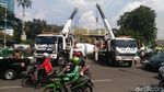 Penampakan Macet Parah di Tn Abang Gara-gara Truk Molen Terguling