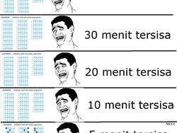 Meme Kocak Siswa Hadapi Ujian Matematika