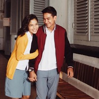 Karena wajah polosnya, ia pun didapuk jadi anak SMA di film Posesif bersama Adipati Dolken.  Foto: Instagram