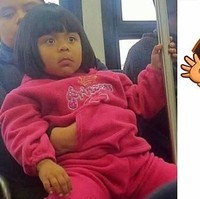 Menurut kamu, bocah perempuan ini mirip banget nggak sama Dora the Explorer? (Foto: ist.)