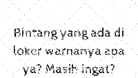 Apa warna bintang yang ada di loker dari foto sebelumnya? (Foto: detikcom)