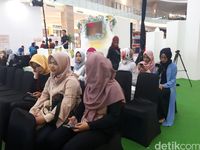 Hijabers mengikuti audisi Sunsilk Hijab Hunt 2018 di Yogyakarta. 