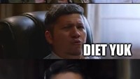 Seperti meme yang satu ini. Gendutan nih, diet yuk, yukkkkk. Foto: Internet