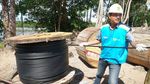 Begini Perjuangan Melistriki Desa Teluk Hiri di Kalteng