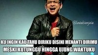 Kayak diphp-in Abang bakso langganan ya. Sambil nunggu abang bakso lewat, sambil nyanyi ditemenin Pasha Ungu biar nggak kesel. Foto: Istimewa