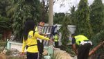 Foto: Bus Rombongan Zikir Akbar Kecelakaan, 2 Orang Tewas