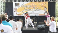 Acara senam dan jalan sehat tersebut digelar DPW PKS DKI Jakarta dalam rangka menyemarakkan Milad PKS yang ke-20 (Foto: dok. Istimewa)