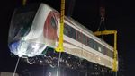 Hore, Kereta LRT Jakarta Mendarat Mulus di Rel Kelapa Gading