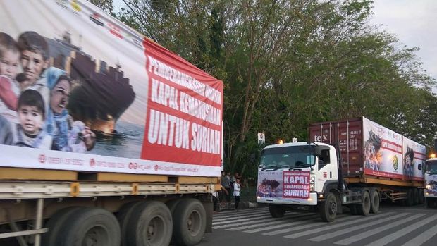 Diawali Tablig Akbar, 1000 Ton Beras untuk Suriah Dikirim dari Aceh