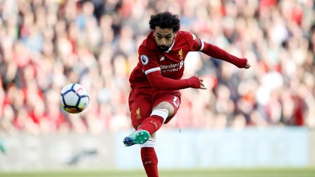 Mohamed Salah mencetak 40 gol untuk Liverpool musim ini.