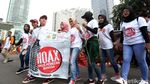 Polda Metro Jaya Kampanyekan Anti-Hoax di Bundaran HI