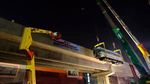 Hore, Kereta LRT Jakarta Mendarat Mulus di Rel Kelapa Gading