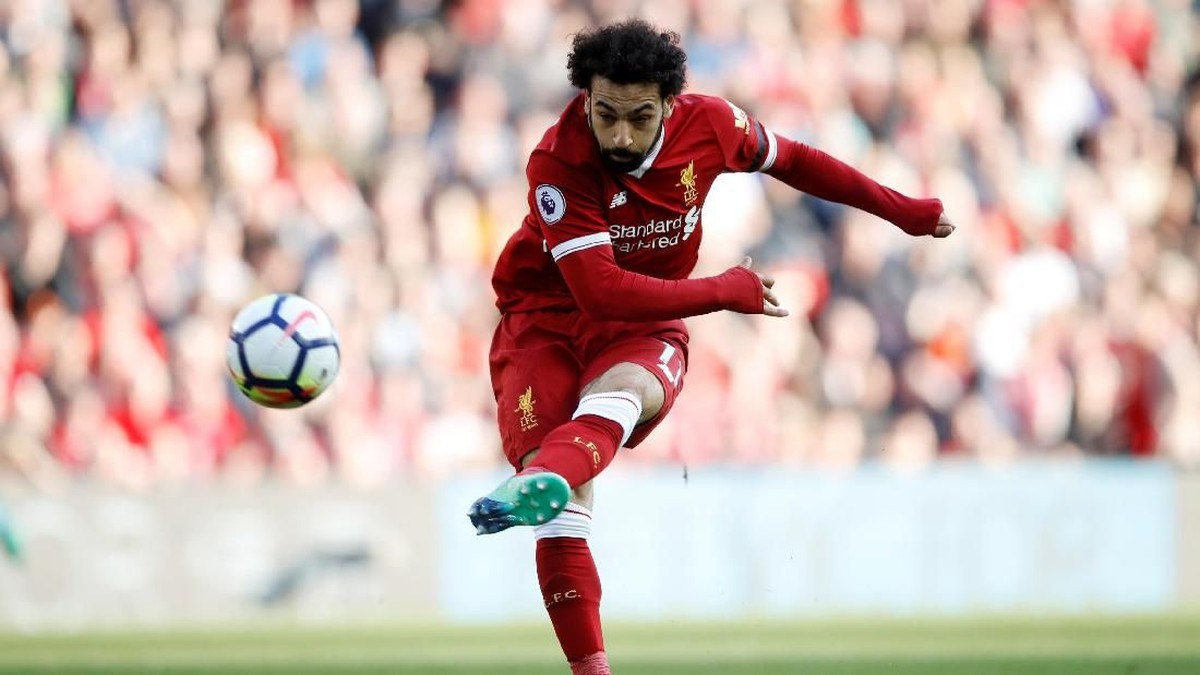 Mohamed Salah disebut-sebut mirip dengan Lionel Messi. (Foto: Carl Recine/Action Images via Reuters)